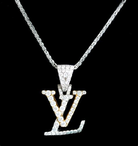 necklace lv|14k louis vuitton necklace.